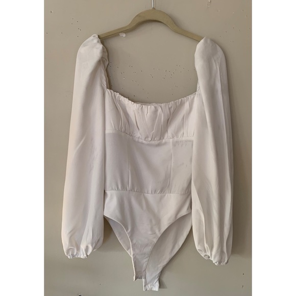 Princess Polly Laura Bodysuit White Size 4 - Picture 4 of 7